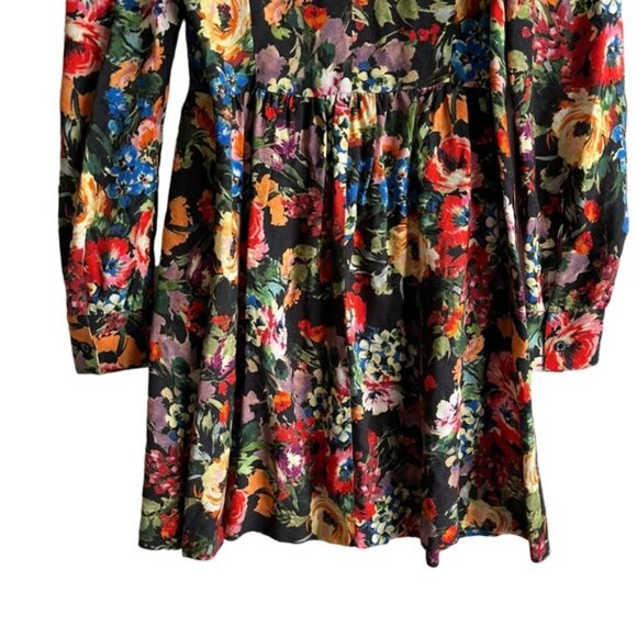 Love Moschino Dress US 4 Floral Long Sleeve Printed Dress - Picture 7 of 12